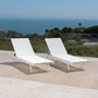 Salton Outdoor Chaise, Set of 2