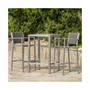 Cape Coral Outdoor 3 Piece Bar Set