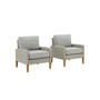 Capella Outdoor Wicker 2 Piece Chair Set