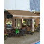 8' Destin with Hood Left Motor, Remote Retractable Awning, 78" Projection