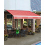 8' Destin with Hood Left Motor, Remote Retractable Awning, 78" Projection