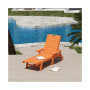Adirondack Outdoor Chaise Lounge for Patio Garden Poolside