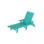 Adirondack Outdoor Chaise Lounge for Patio Garden Poolside