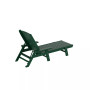 Adirondack Outdoor Chaise Lounge for Patio Garden Poolside