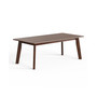 Coffee Table Rectangular Modern Coffee Table Wooden W/Rubber Leg