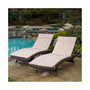 Holtan Outdoor Wicker Adjustable Chaise Lounge