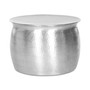 Aztec Hammered Metal Table Stool