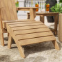 Outdoor Patio All-weather Modern Folding Ottoman