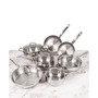 Belly 18/10 Stainless Steel 12 Piece Cookware Set