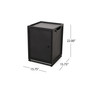 Costa Outdoor Rectangular Fire Pit with Tank Holder