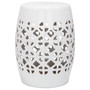 Circle Lattice Garden Stool