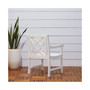 Bradley Outdoor Garden Armchair in White