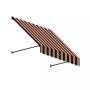4' Santa Fe Twisted Rope Arm Window/Entry Awning, 44" H x 24" D