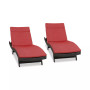 Farron Cushion Adjustable Lounges (Set Of 2)