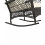 29.52" Fruttuo Steel Polyester Upholstered Rocking Chair