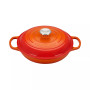 2.25 Quart Enameled Cast Iron Braiser with Lid