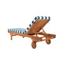Newport Chaise Lounge Chair With Side Table
