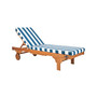 Newport Chaise Lounge Chair With Side Table