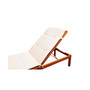 Patio Chaise Lounger with Cushion