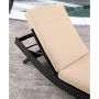 Messura Outdoor Wicker Adjustable Chaise Lounge w/Cushion