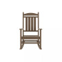2-Piece Classic Porch Rocking Chair With Side Table Set