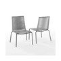 Fenton 2 Piece Outdoor Wicker Stackable Chair Set