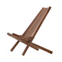 Folding wood chair