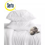 Simply Clean Antimicrobial Pleated Twin Extra Long Comforter Set, 2 Piece