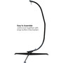 Hammock Swivel Chair Stand Set, 3 Pieces