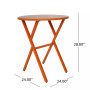 Taro Outdoor 3pc Bistro Set