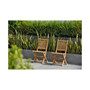 2 Piece Patio Dining Chair Set Folding