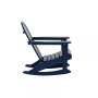 2-Piece Set Outdoor Adirondack Rocking Chair with Side Table