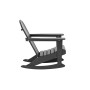 2-Piece Set Outdoor Adirondack Rocking Chair with Side Table