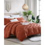Astonishing Rukai Clip Jacquard Gauze 5 Piece Comforter Set, Full/Queen
