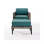 Prescott 2 Piece Outdoor Wicker Armchair Set
