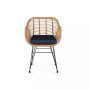 3-Piece Wicker Outdoor Patio Conversation Set