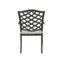 Dining Arm Chair, Cast Silver, Set of 2
