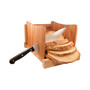 Wood Bread Slicer for Homemade Bread, Foldable Bread Cutter