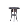 Outdoor Patio Aluminum Round Bistro Table/Side Table with Ice Bucket