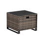 Oceanside Outdoor Side Table with Storage