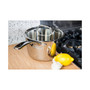 Contemporary 3-Ply, 3.4-Quart Stainless Steel Sauce Pan