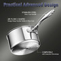 Multi-Ply Clad Stainless-Steel Fry Pan 10.5-inch