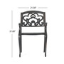 Austin Outdoor Cast Dining Chairs, Set of 2