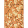 Courtyard Terra Natural and Brown 8' x 11' Outdoor Area Rug