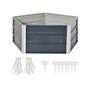 40'' Raised Garden Beds for Vegetables Large Metal Planter Box