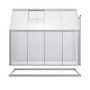 8' x 6' Polycarbonate Walk-in Garden Greenhouse Kit  Silver