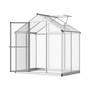 4' L x 6' W Outdoor Walk-In Cold Frame Garden Greenhouse Planter