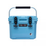 10 | 10.6 Qt. Premium Cooler with 2 Molded-in Cup Holders & Folding Aluminum Handle | Pink