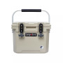 10 | 10.6 Qt. Premium Cooler with 2 Molded-in Cup Holders & Folding Aluminum Handle | Pink