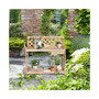 Garden Potting Bench Workstation w/ Drawer, Storage Shelf and Lattice